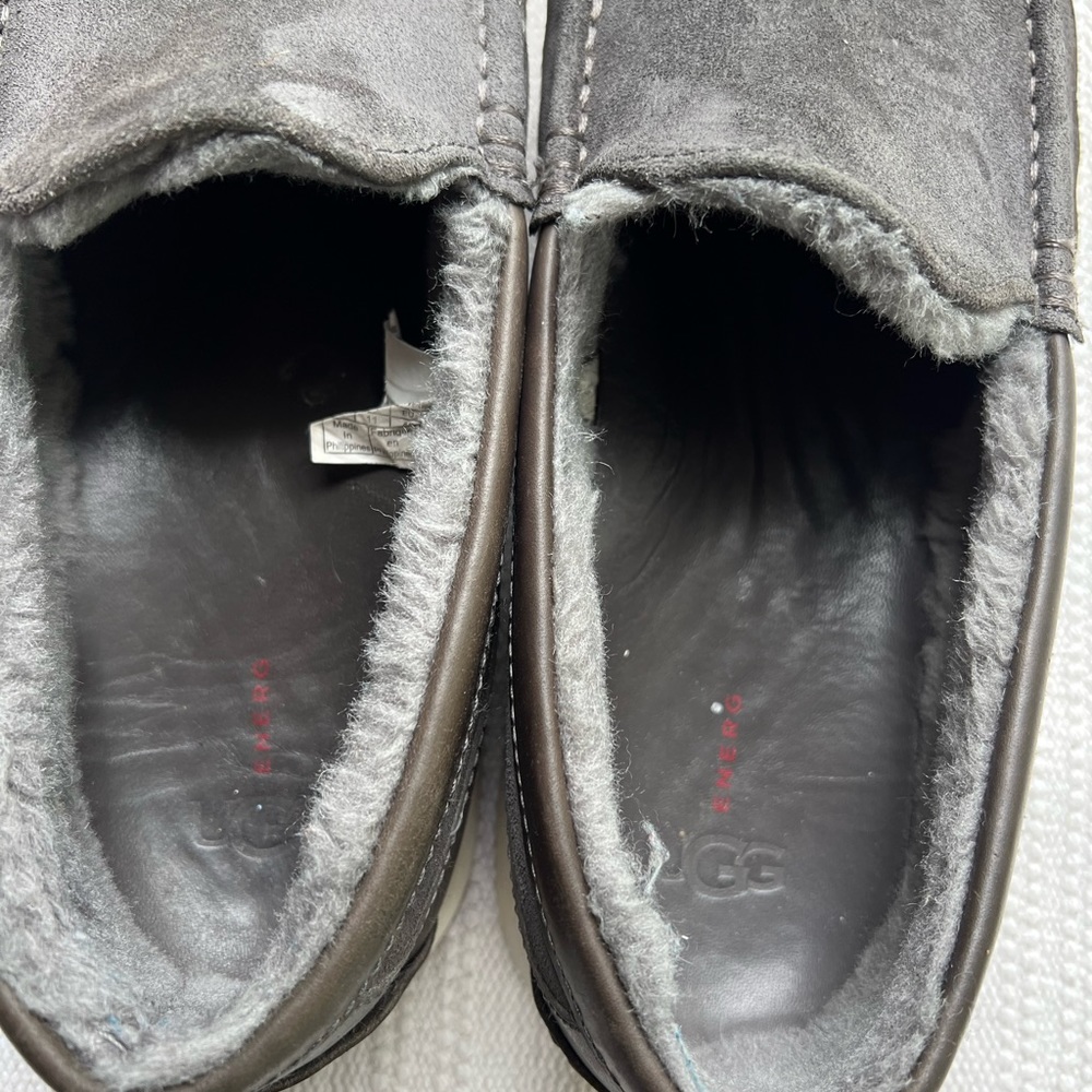 Ugg Men’s Loafers Slip On Shoes Size 12 gray - Picture 6 of 8
